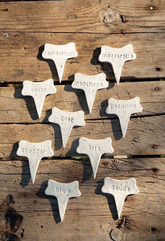 Ceramic Cheese Markers