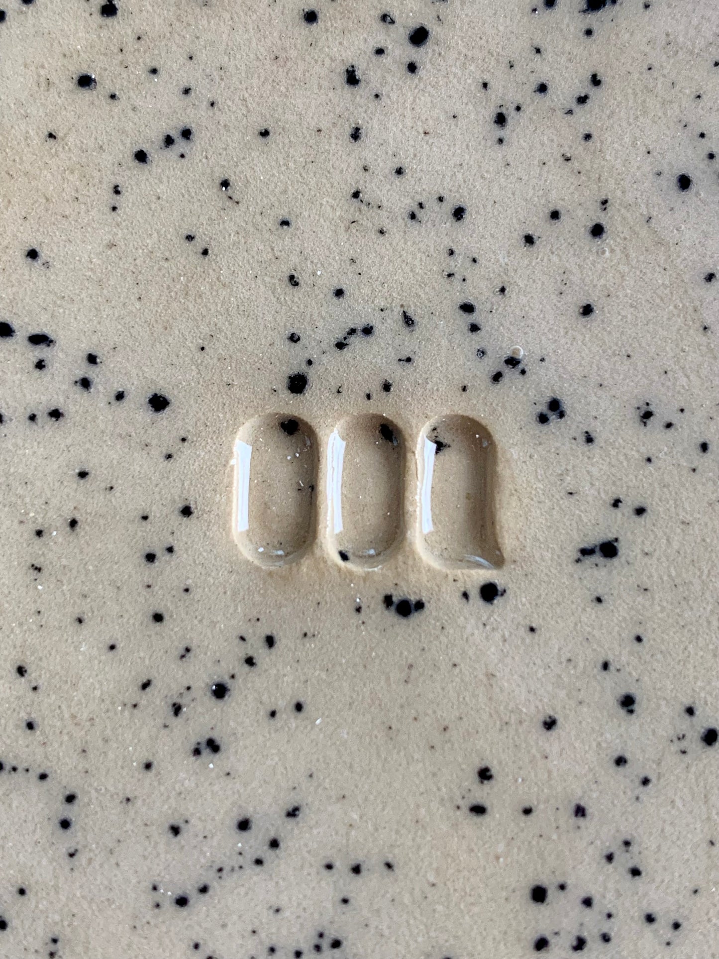 Ceramic French Butter Keeper – Speckled Glaze, Family Size